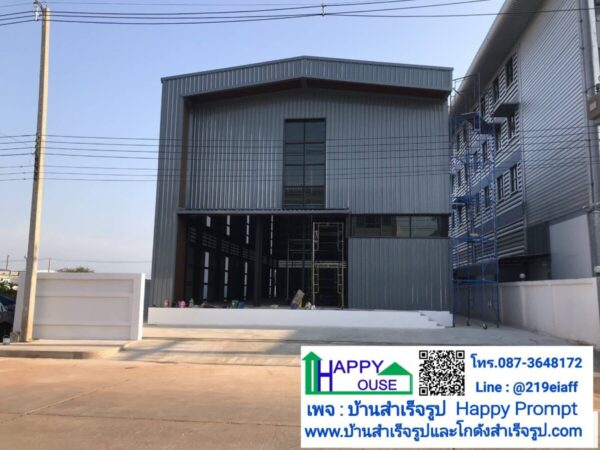 โกดังสำเร็จรูป HW-HC 12x32x10m.สมุทรสาคร - Image 3