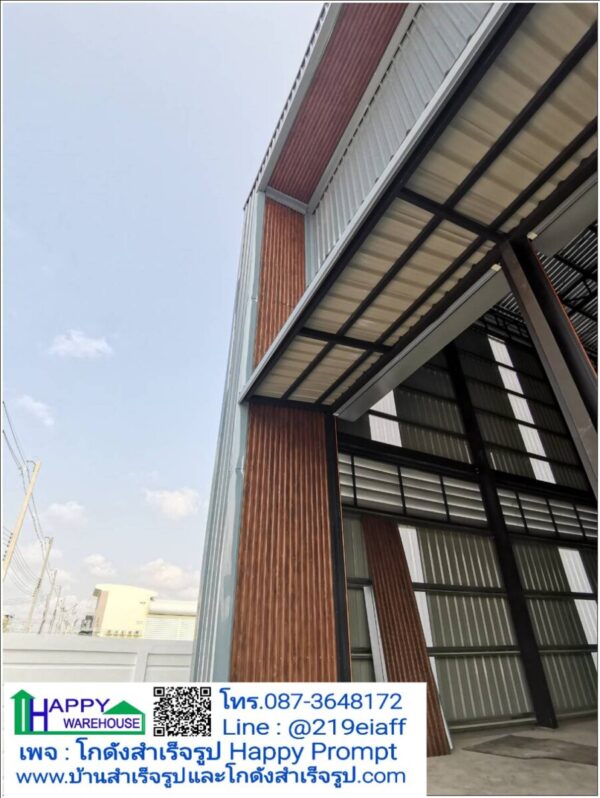 โกดังสำเร็จรูป HW-HC 12x32x10m.สมุทรสาคร - Image 6