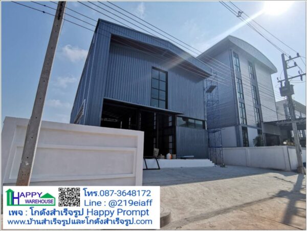 โกดังสำเร็จรูป HW-HC 12x32x10m.สมุทรสาคร - Image 9
