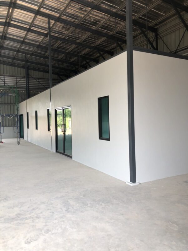 โกดังสำเร็จรูป HW-C 13x20x6 ม. พร้อมออฟฟิศ และห้องน้ำ - Image 18