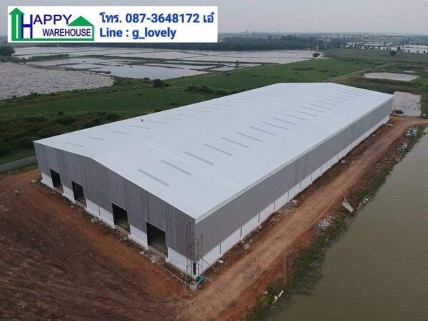 โกดังสำเร็จรูป HW-HC 52x120x10m. อ.อุทัย อยุธยา - Image 2
