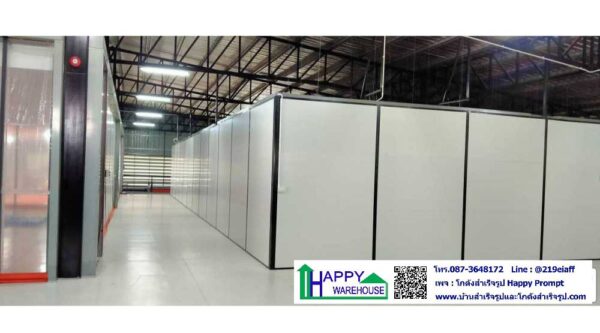 โกดังและสำนักงาน2ชั้น ผนัง EPS  HW-HC 36x54x6.9 m. - Image 12