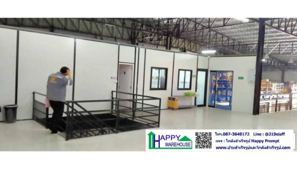 โกดังและสำนักงาน2ชั้น ผนัง EPS  HW-HC 36x54x6.9 m. - Image 14