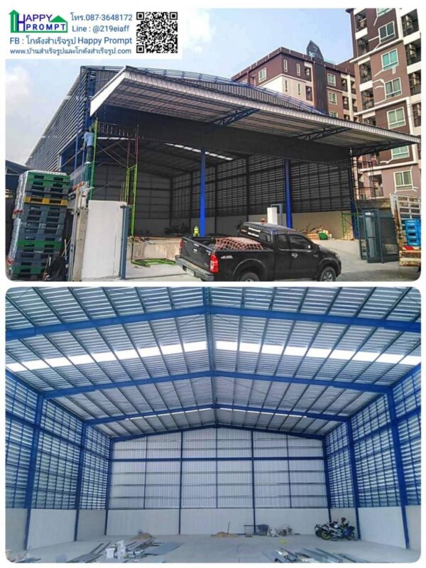 โกดังสำเร็จรูป HW-H 18x30x8 ม. - Image 3