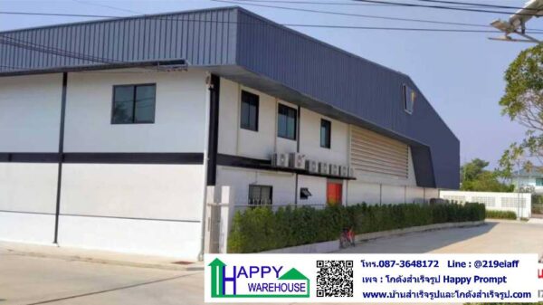 โกดังและสำนักงาน2ชั้น ผนัง EPS  HW-HC 36x54x6.9 m. - Image 3