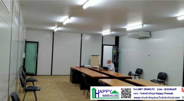 โกดังและสำนักงาน2ชั้น ผนัง EPS  HW-HC 36x54x6.9 m. - Image 24