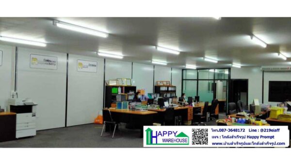 โกดังและสำนักงาน2ชั้น ผนัง EPS  HW-HC 36x54x6.9 m. - Image 25