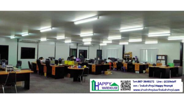 โกดังและสำนักงาน2ชั้น ผนัง EPS  HW-HC 36x54x6.9 m. - Image 26