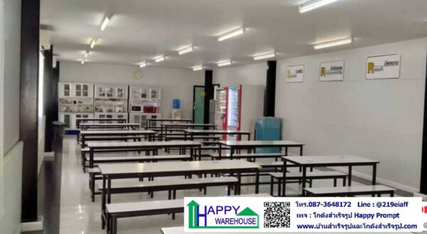 โกดังและสำนักงาน2ชั้น ผนัง EPS  HW-HC 36x54x6.9 m. - Image 33