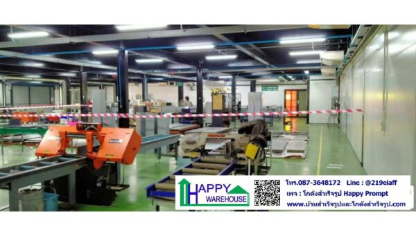 โกดังและสำนักงาน2ชั้น ผนัง EPS  HW-HC 36x54x6.9 m. - Image 38