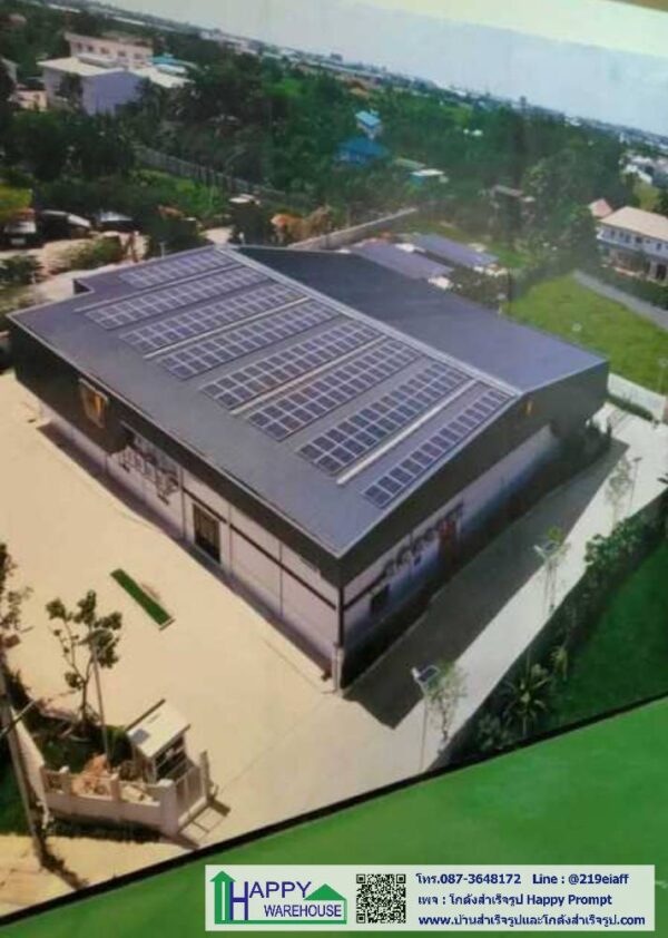 โกดังและสำนักงาน2ชั้น ผนัง EPS  HW-HC 36x54x6.9 m. - Image 57