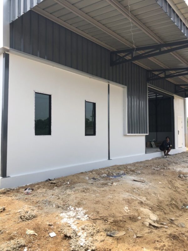 โกดังสำเร็จรูป HW-C 13x20x6 ม. พร้อมออฟฟิศ และห้องน้ำ - Image 8