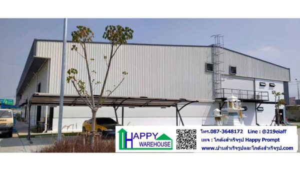 โกดังและสำนักงาน2ชั้น ผนัง EPS  HW-HC 36x54x6.9 m. - Image 9
