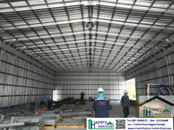 โกดังเก็บสินค้าขนาดเล็ก  Hw-C 15X30X6m - Image 5