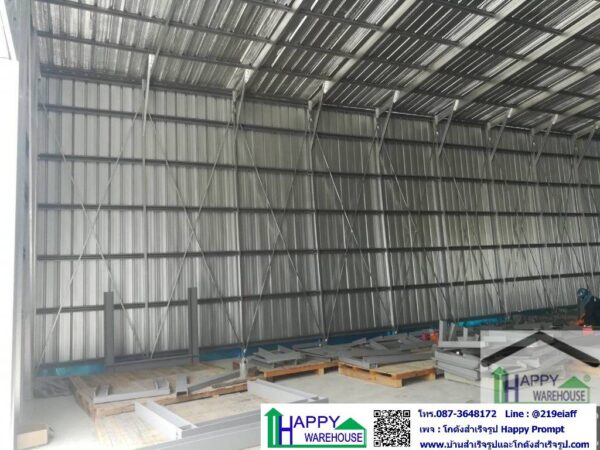 โกดังเก็บสินค้าขนาดเล็ก  Hw-C 15X30X6m - Image 7