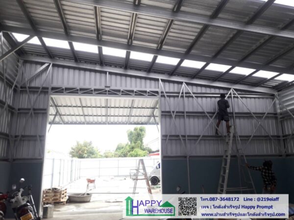 โกดังสำเร็จรูป HW-C 10x10x5 เมตร - Image 7