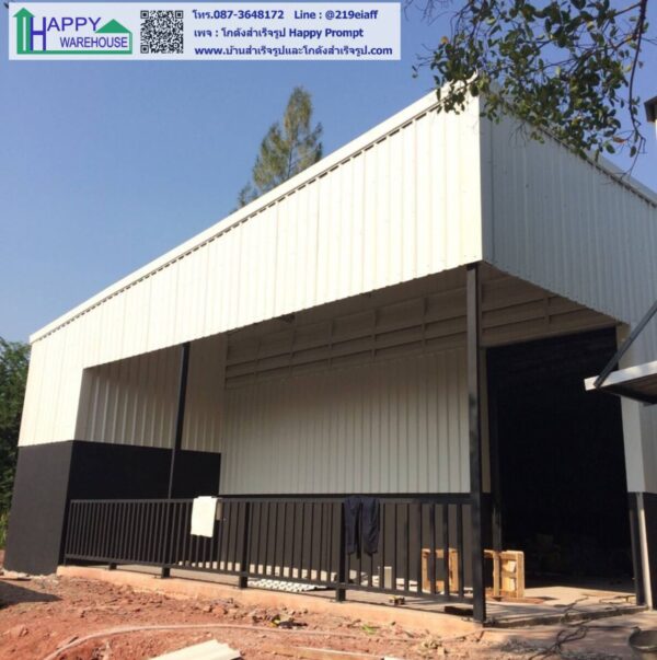 โกดังสำเร็จรูป HW-C 10x15x4 เมตร - Image 3