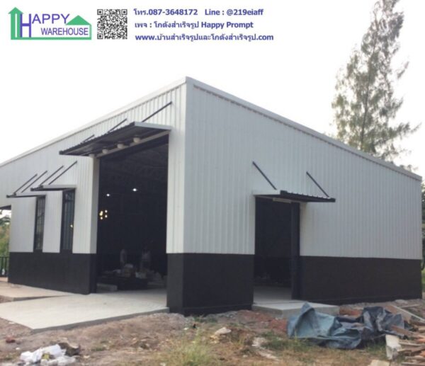โกดังสำเร็จรูป HW-C 10x15x4 เมตร - Image 4