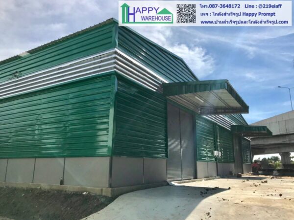 โกดังแฝด HW-C 12x18x6 และ HW-C 15x18x6 เมตร - Image 3