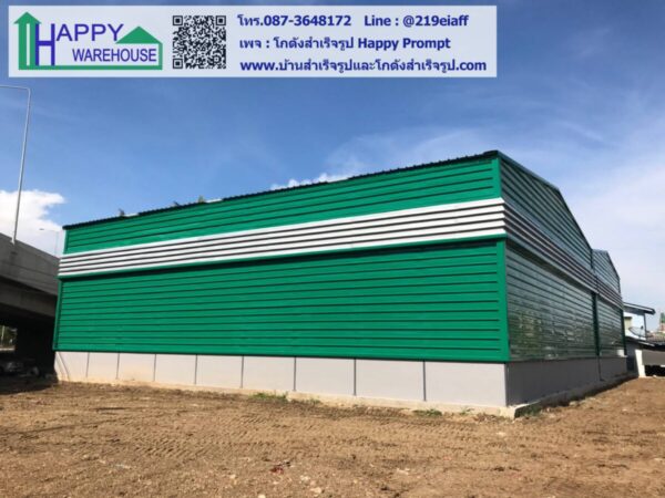 โกดังแฝด HW-C 12x18x6 และ HW-C 15x18x6 เมตร - Image 4