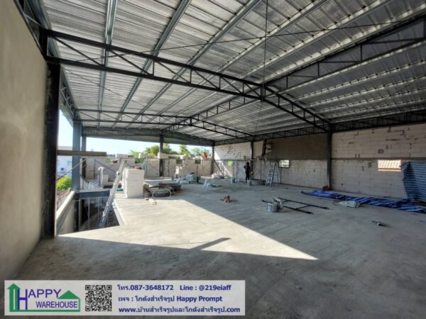 โกดังสำเร็จรูป โครงสร้าง 2 ชั้น  HW-HC 12x17x8.2 m. - Image 7
