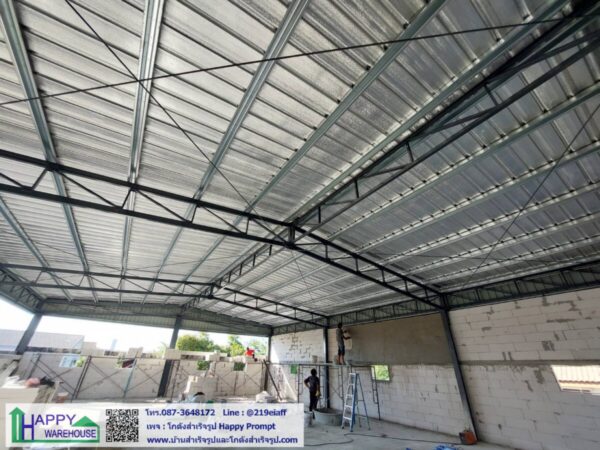 โกดังสำเร็จรูป โครงสร้าง 2 ชั้น  HW-HC 12x17x8.2 m. - Image 9