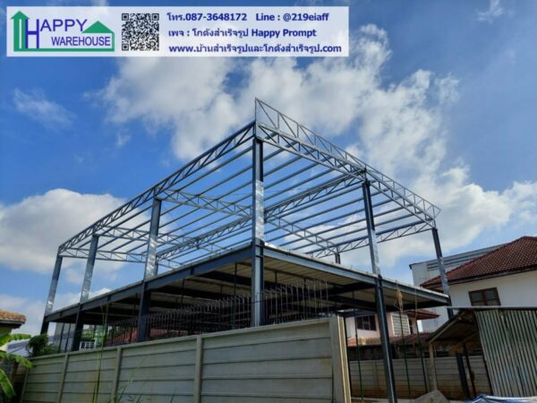 โกดังสำเร็จรูป โครงสร้าง 2 ชั้น  HW-HC 12x17x8.2 m. - Image 10