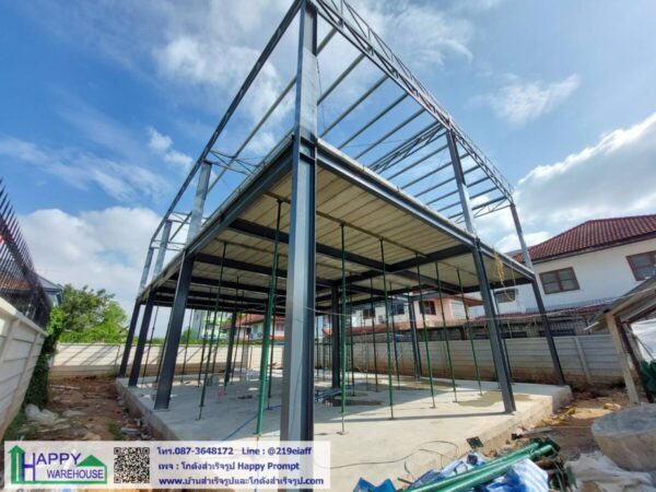 โกดังสำเร็จรูป โครงสร้าง 2 ชั้น  HW-HC 12x17x8.2 m. - Image 11