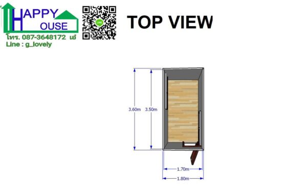 งานต่อเติมออฟฟิศข้างบ้าน ขนาด 1.8×3.6 ม. - Image 25
