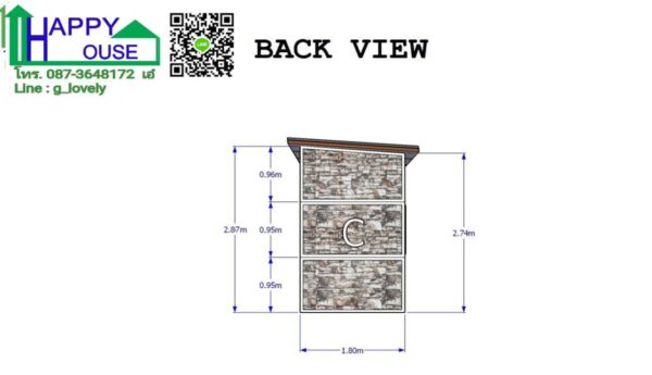 งานต่อเติมออฟฟิศข้างบ้าน ขนาด 1.8×3.6 ม. - Image 26