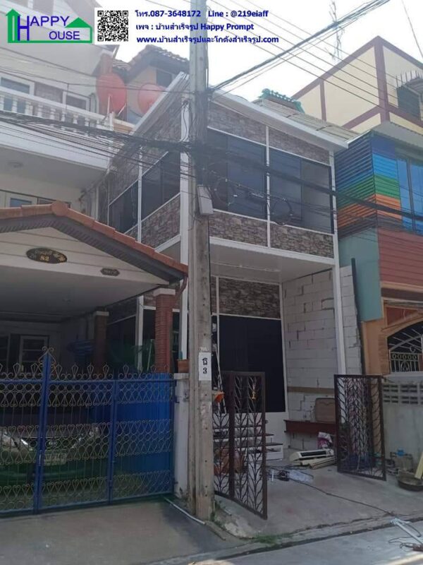 งานต่อเติมหน้าบ้าน 2 ชั้น ขนาด 3.6x9 ม. - Image 2