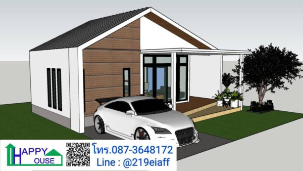 บ้านสำเร็จรูป MD-01 ขนาด 1 ห้องนอน 1 ห้องนั่งเล่น 1 ห้องน้ำ - Image 6