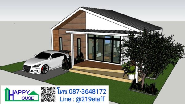 บ้านสำเร็จรูป MD-01 ขนาด 1 ห้องนอน 1 ห้องนั่งเล่น 1 ห้องน้ำ - Image 7