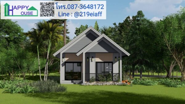 บ้านสำเร็จรูป MD-03 ขนาด 2 ห้องนอน 1 ห้องนั่งเล่น 1 ห้องน้ำ - Image 2