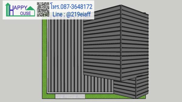 บ้านสำเร็จรูป MD-02 ขนาด 1 ห้องนอน 1 ห้องนั่งเล่น 1 ห้องน้ำ - Image 11