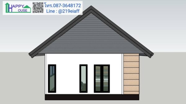 บ้านสำเร็จรูป MD-03 ขนาด 2 ห้องนอน 1 ห้องนั่งเล่น 1 ห้องน้ำ - Image 12