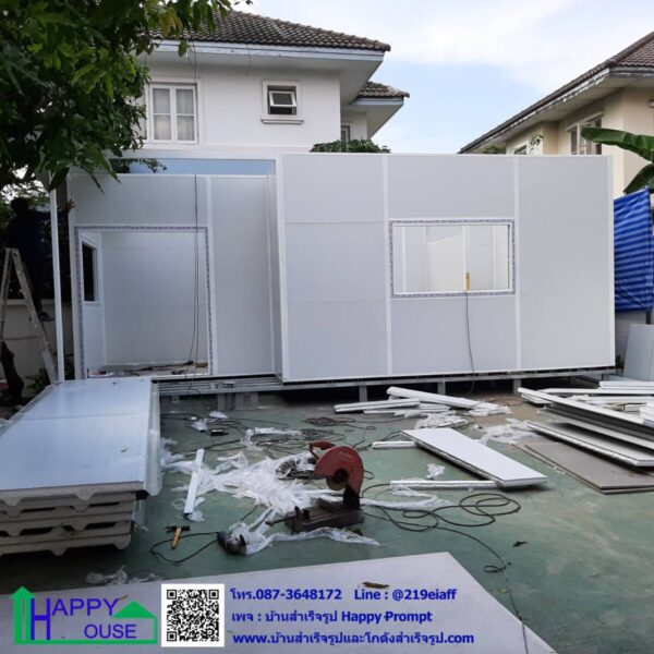 ผลงานบ้านสำเร็จรูป MK-24   1ห้องนอน 1ห้องนั่งเล่น 1ห้องน้ำ - Image 8