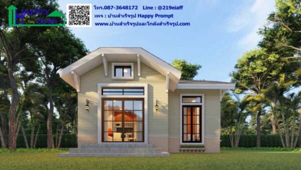 บ้านสำเร็จรูป MD-09  ขนาด 1 ห้องนอน  1 ห้องน้ำ  1 ห้องเอนกประสงค์ - Image 6