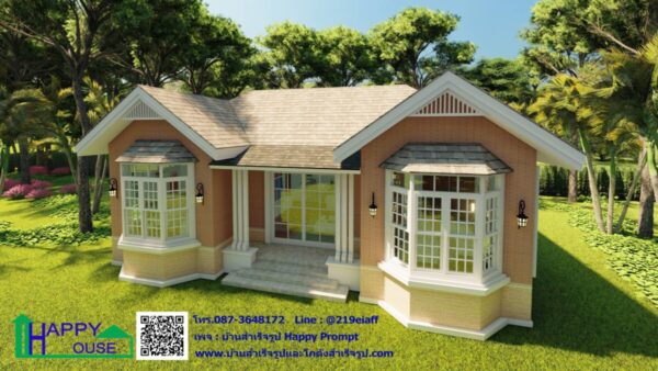 บ้านสำเร็จรูป MD-10  ขนาด 2ห้องนอน  1ห้องน้ำ  1ห้องครัว  1ห้องนั่งเล่น - Image 8