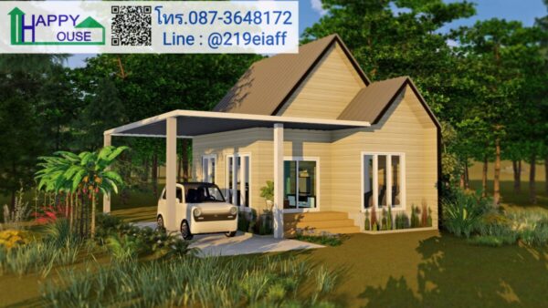บ้านสำเร็จรูป MD-02 ขนาด 1 ห้องนอน 1 ห้องนั่งเล่น 1 ห้องน้ำ - Image 3