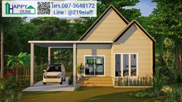 บ้านสำเร็จรูป MD-02 ขนาด 1 ห้องนอน 1 ห้องนั่งเล่น 1 ห้องน้ำ - Image 4