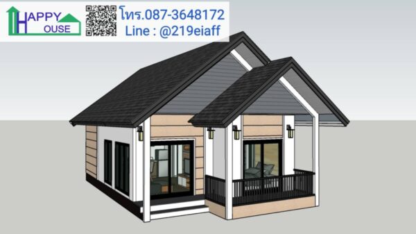 บ้านสำเร็จรูป MD-03 ขนาด 2 ห้องนอน 1 ห้องนั่งเล่น 1 ห้องน้ำ - Image 6