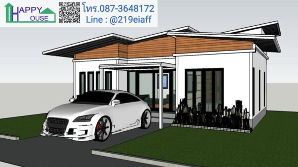 บ้านสำเร็จรูป MD-04  ขนาด 2 ห้องนอน 1 ห้องนั่งเล่น 2 ห้องน้ำ - Image 4