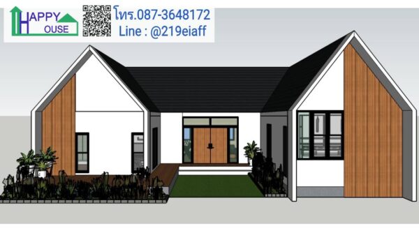 บ้านสำเร็จรูป MD-05  ขนาด 3 ห้องนอน 1 ห้องนั่งเล่น 2 ห้องน้ำ - Image 4