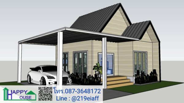 บ้านสำเร็จรูป MD-02 ขนาด 1 ห้องนอน 1 ห้องนั่งเล่น 1 ห้องน้ำ - Image 5
