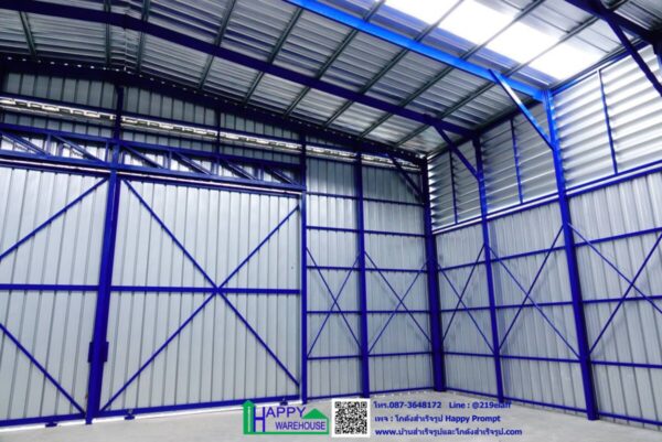 โกดังสำเร็จรูป HW-C 15x10x6 เมตร - Image 6