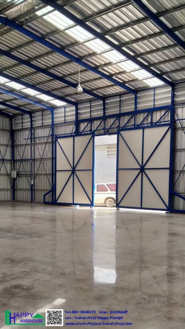 โกดังสำเร็จรูป ไร้เสากลาง HW-C ขนาด 15x20x6 เมตร - Image 10