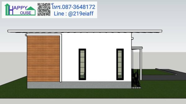 บ้านสำเร็จรูป MD-04  ขนาด 2 ห้องนอน 1 ห้องนั่งเล่น 2 ห้องน้ำ - Image 7