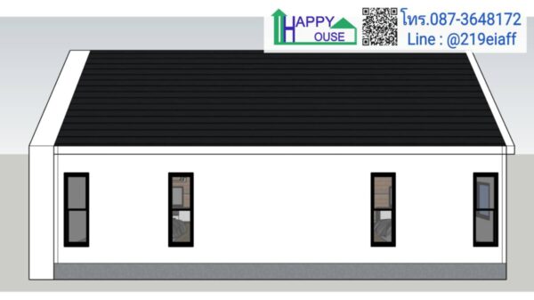 บ้านสำเร็จรูป MD-05  ขนาด 3 ห้องนอน 1 ห้องนั่งเล่น 2 ห้องน้ำ - Image 7