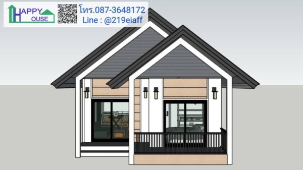 บ้านสำเร็จรูป MD-03 ขนาด 2 ห้องนอน 1 ห้องนั่งเล่น 1 ห้องน้ำ - Image 10